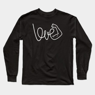 Love Is The Power (white version) Long Sleeve T-Shirt